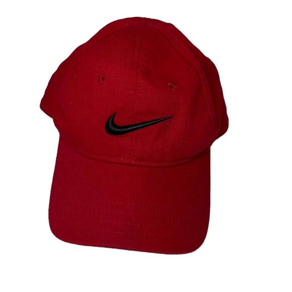 NIKE Toddler Red Logo Hat - Picture 1 of 6